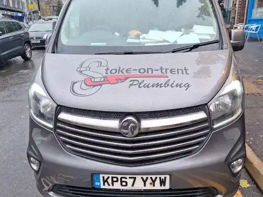 Signwritten Stoke-on-Trent Plumbing work van